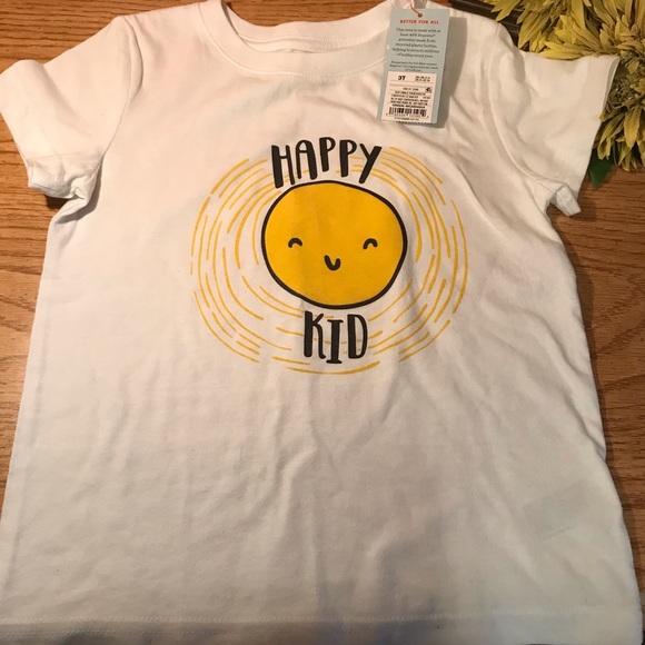 CAT & JACK “Happy Kid” T Shirt - Picture 5 of 5